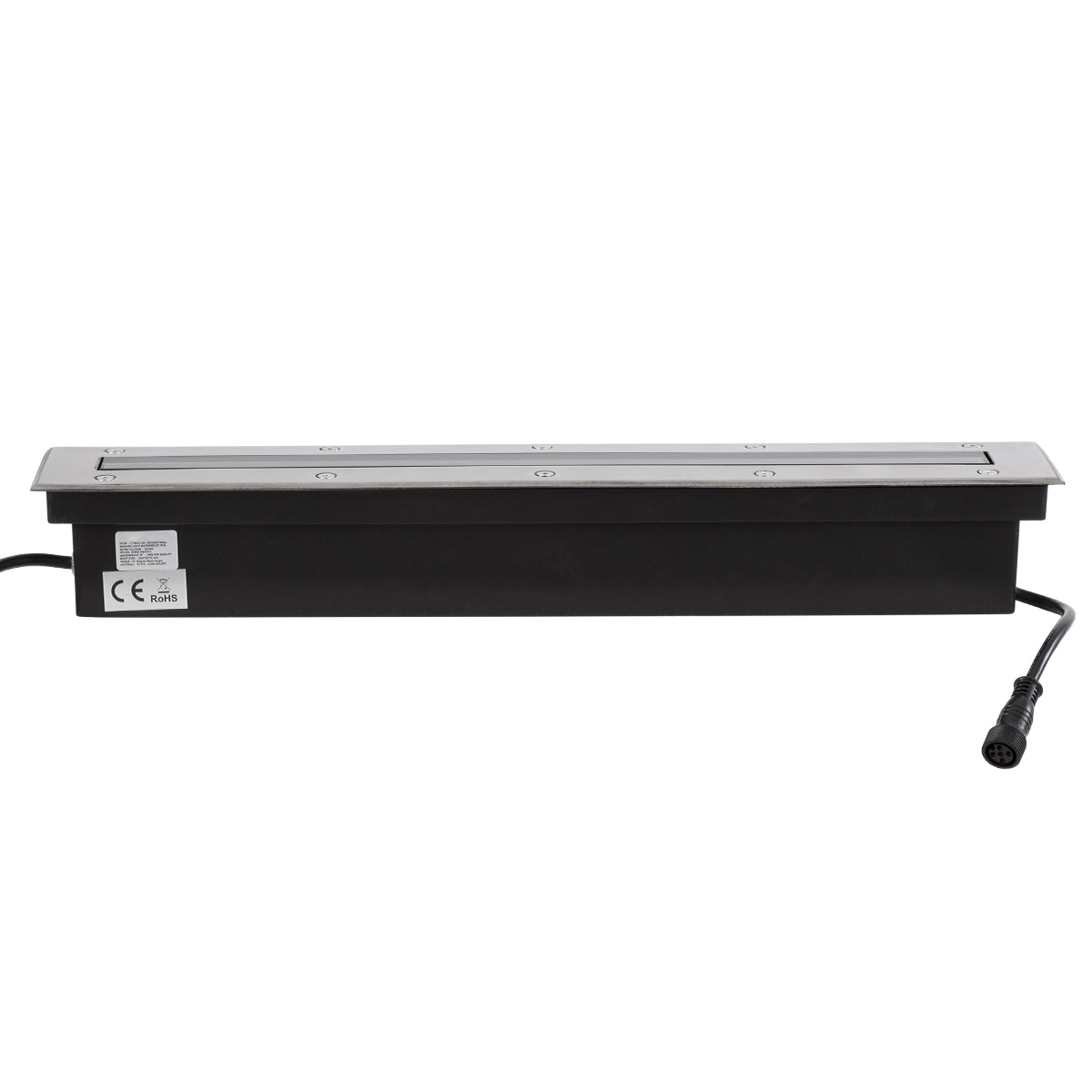 UNDERGROUND-REMVI 90193 Χωνευτό Φωτιστικό Wall Washer Δαπέδου LED 12W 1020lm 10° DC 24V Αδιάβροχο IP68 L50 x W9 x H7.2cm RGBW DMX512 - Ανοξείδωτο Ατσάλι