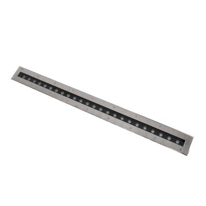 UNDERGROUND-REMVI 90194-R Χωνευτό Φωτιστικό Wall Washer Δαπέδου LED 18W 1440lm 10° DC 24V Αδιάβροχο IP68 L100 x W9 x H7.2cm Κόκκινο - Ανοξείδωτο Ατσάλι
