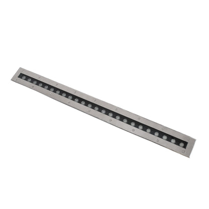UNDERGROUND-REMVI 90195 Χωνευτό Φωτιστικό Wall Washer Δαπέδου LED 24W 2040lm 10° DC 24V Αδιάβροχο IP68 L100 x W9 x H7.2cm RGBW DMX512 - Ανοξείδωτο Ατσάλι
