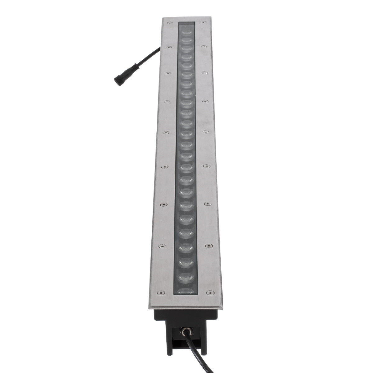 UNDERGROUND-REMVI 90195 Χωνευτό Φωτιστικό Wall Washer Δαπέδου LED 24W 2040lm 10° DC 24V Αδιάβροχο IP68 L100 x W9 x H7.2cm RGBW DMX512 - Ανοξείδωτο Ατσάλι