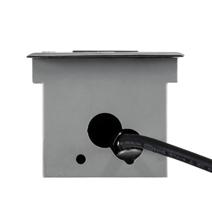 UNDERGROUND-PASSAGGIO 90196 Χωνευτό Φωτιστικό Wall Washer Δαπέδου LED 24W 2160lm 10° DC 24V Αδιάβροχο IP68 με Ρυθμιζόμενη Γωνία Φωτισμού L108 x W9 x H7.5cm Θερμό Λευκό 2700K - Ανοξείδωτο Ατσάλι