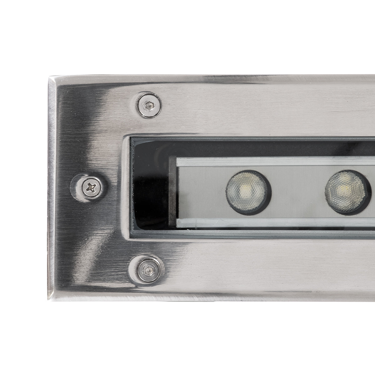 UNDERGROUND-PASSAGGIO 90197 Χωνευτό Φωτιστικό Wall Washer Δαπέδου LED 24W 2040lm 10° DC 24V Αδιάβροχο IP68 με Ρυθμιζόμενη Γωνία Φωτισμού L108 x W9 x H7.5cm RGBW DMX512 - Ανοξείδωτο Ατσάλι