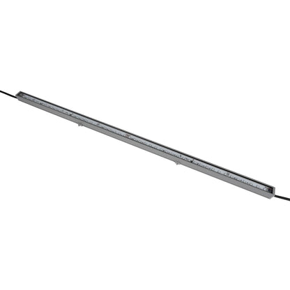 DIGIBAR 90210 Digital Pixel Addressable Facade LED Bar 12W 600lm 45° DC 24V Waterproof IP65 8 x Pixel Multicolor RGB Dimmable DMX512 SPI/TTL Protocol IC UCS512C0 - Bridgelux SMD Chip - Anthracite Grey - L100 x W3.2 x H3