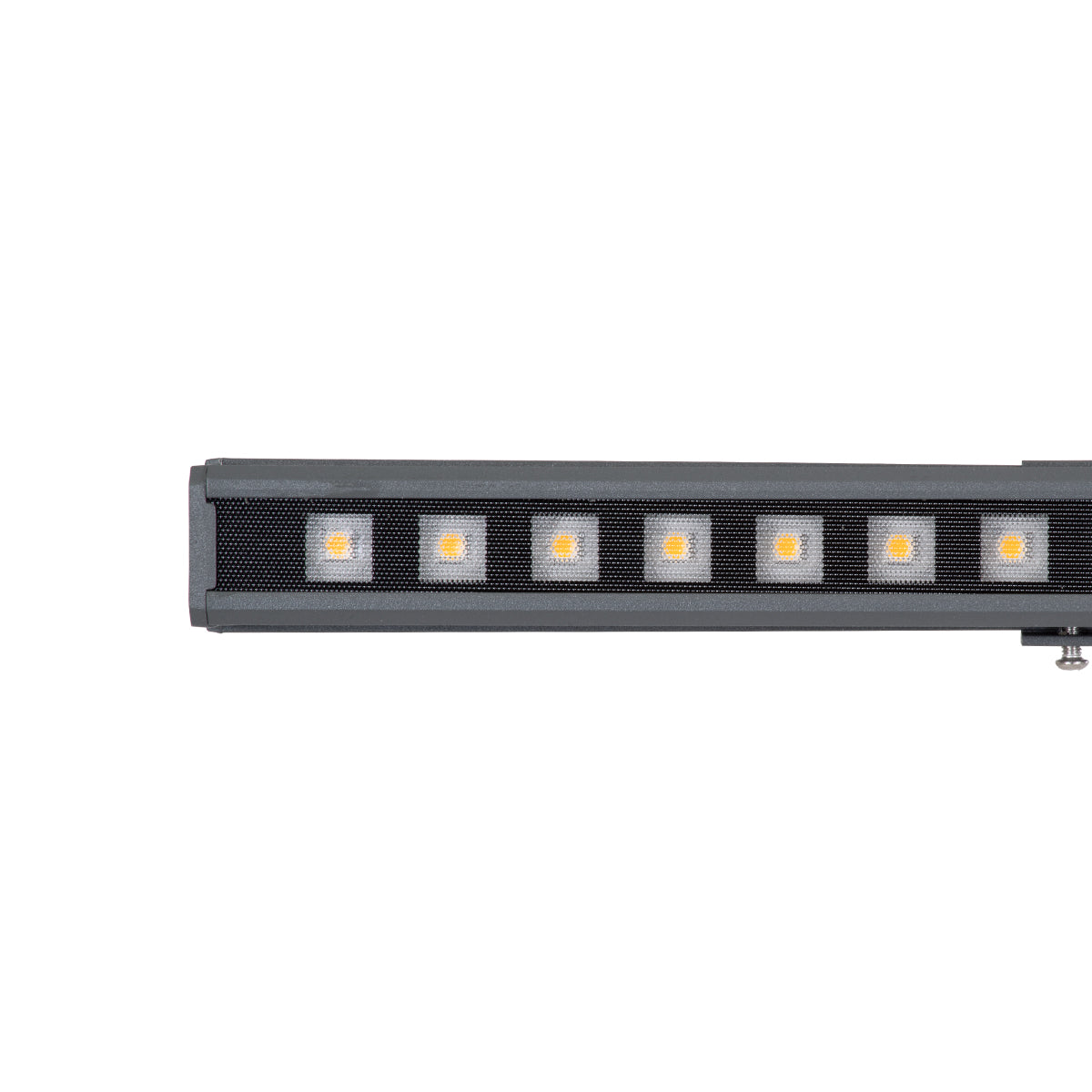 DIGI-BAR 90211 Ψηφιακή Μπάρα Φωτισμού Wall Washer Digital Pixel Facade Tuber Bar LED 12W 840lm 45° DC 24V Αδιάβροχο IP65 L100 x W3.5 x H3.2cm Θερμό Λευκό 2700K DMX512 - Γκρι Ανθρακί με Pixel Lens Φακούς