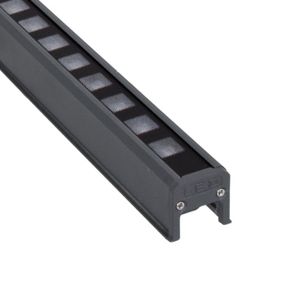 DIGIBAR 90212 Ψηφιακή Pixel Addressable Facade Μπάρα LED 12W 600lm 45° DC 24V Αδιάβροχο IP65 8 x Pixel Πολύχρωμο RGB Dimmable DMX512 SPI/TTL Protocol IC UCS512C4 - Bridgelux SMD Chip - Γκρι Ανθρακί - Μ100 x Π3.5 x Υ3.2