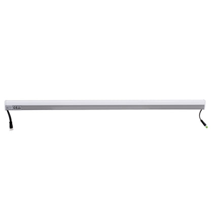 DIGI-BAR 90213 Ψηφιακή Μπάρα Φωτισμού Wall Washer Digital Pixel Facade Tuber Bar LED 12W 840lm 180° DC 24V Αδιάβροχο IP65 L100 x W3 x H4.5cm Θερμό Λευκό 2700K DMX512 - Ασημί με Οπάλ Λευκό Κάλυμμα