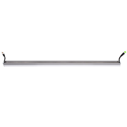 DIGI-BAR 90213 Ψηφιακή Μπάρα Φωτισμού Wall Washer Digital Pixel Facade Tuber Bar LED 12W 840lm 180° DC 24V Αδιάβροχο IP65 L100 x W3 x H4.5cm Θερμό Λευκό 2700K DMX512 - Ασημί με Οπάλ Λευκό Κάλυμμα