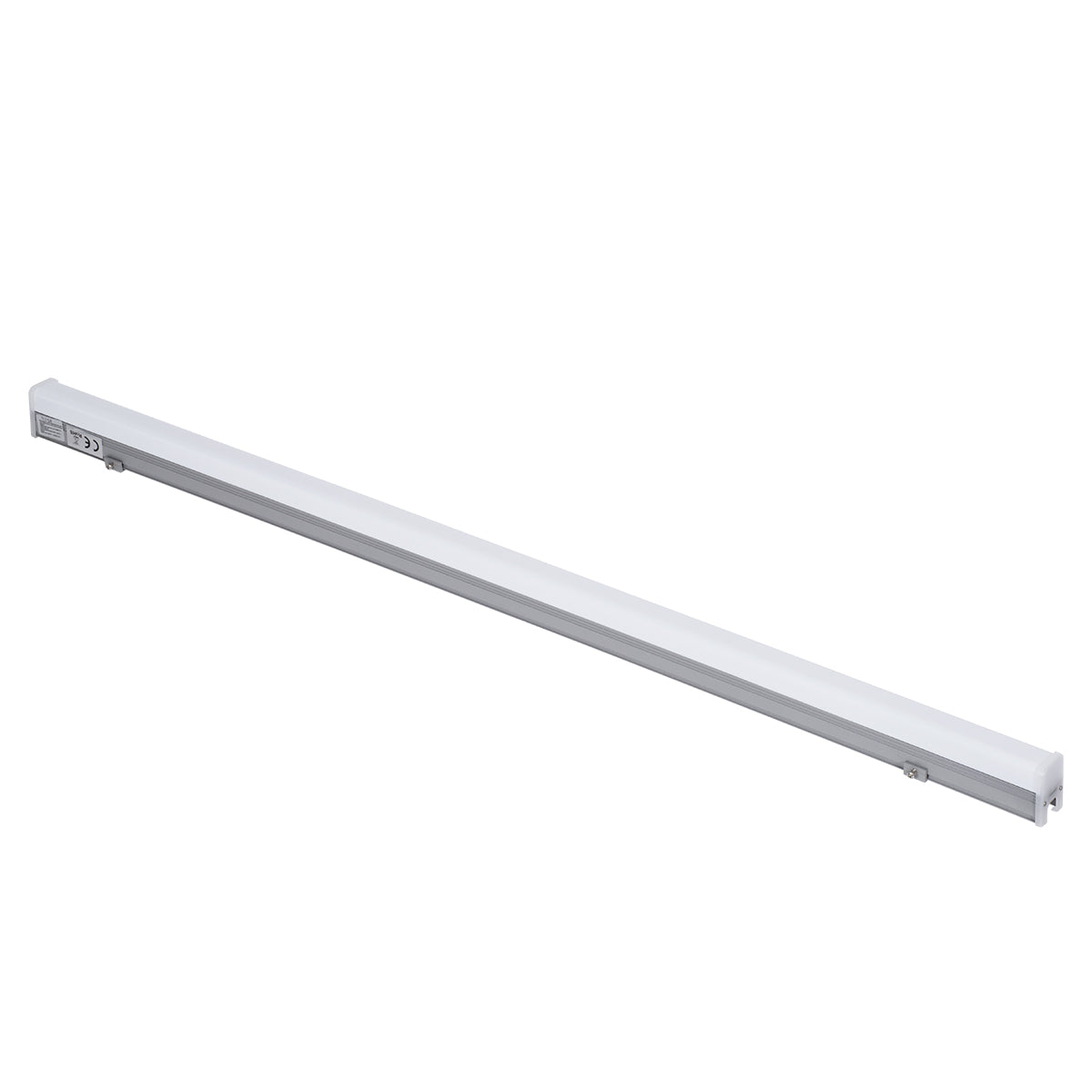 DIGI-BAR 90213 Ψηφιακή Μπάρα Φωτισμού Wall Washer Digital Pixel Facade Tuber Bar LED 12W 840lm 180° DC 24V Αδιάβροχο IP65 L100 x W3 x H4.5cm Θερμό Λευκό 2700K DMX512 - Ασημί με Οπάλ Λευκό Κάλυμμα