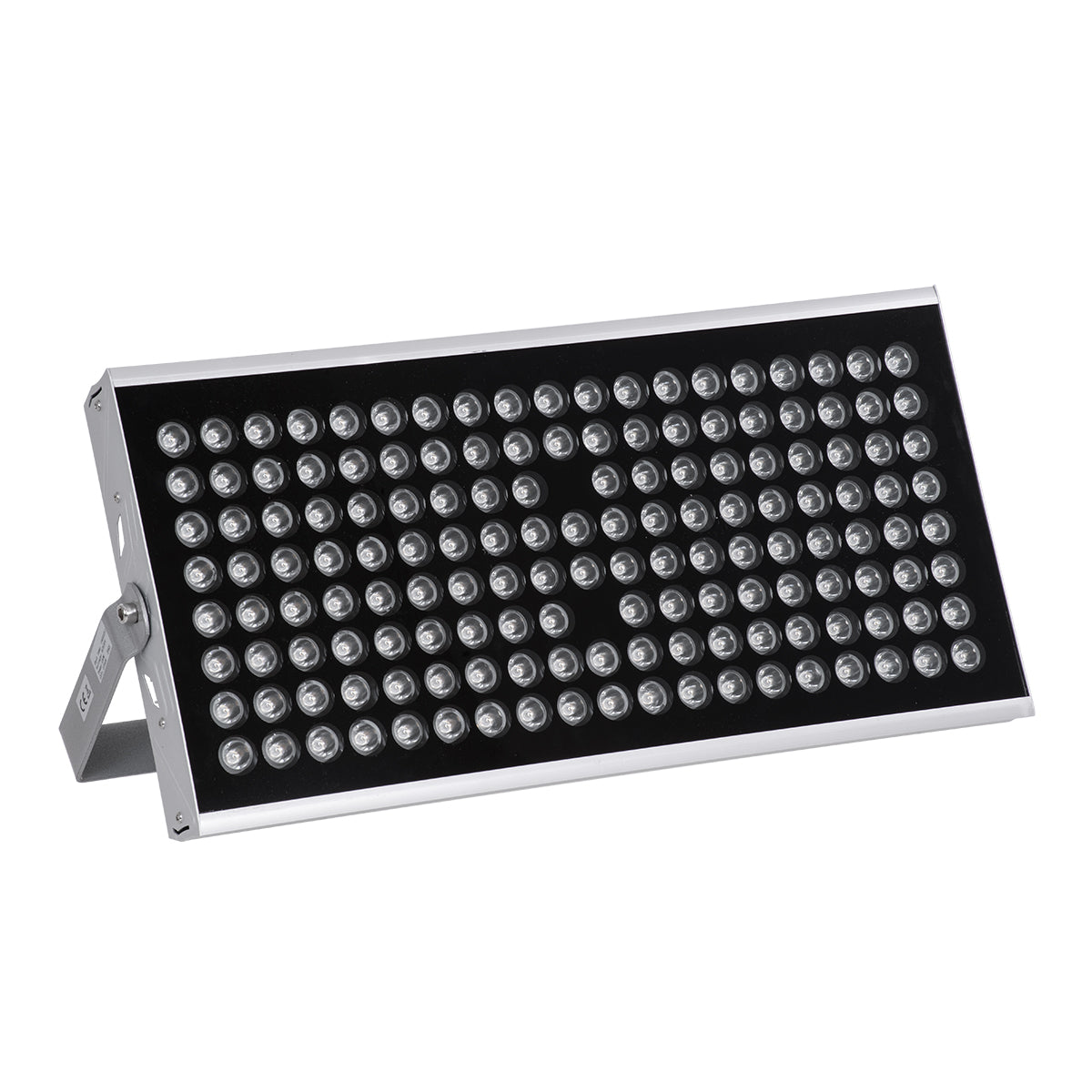 FLOOD-TENA 90223 Προβολέας Wall Washer για Φωτισμό Κτιρίων LED 150W 13500lm 10° DC 24V Αδιάβροχο IP65 L43.5 x W15.5 x H18cm Θερμό Λευκό 2700K - Ασημί