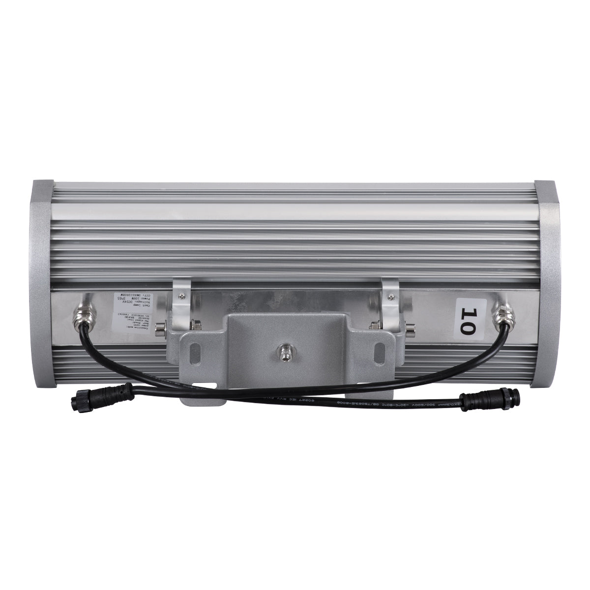 FLOOD-TENA 90224 Προβολέας Wall Washer για Φωτισμό Κτιρίων LED 108W 9180lm 10° DC 24V Αδιάβροχο IP65 Μ43.5 x Π15.5 x Υ18cm RGBW DMX512 - Ασημί