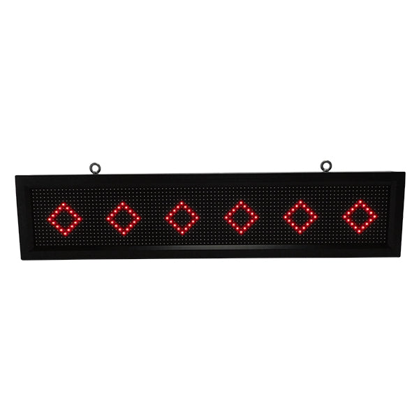 90255 Κυλιόμενη Ψηφιακή Επιγραφή P10 LED SMD AC 220-240V με Wi-Fi - Αδιάβροχή IP54 - Μονής Όψης - Μ104 x Π9 x Υ24cm RGBW