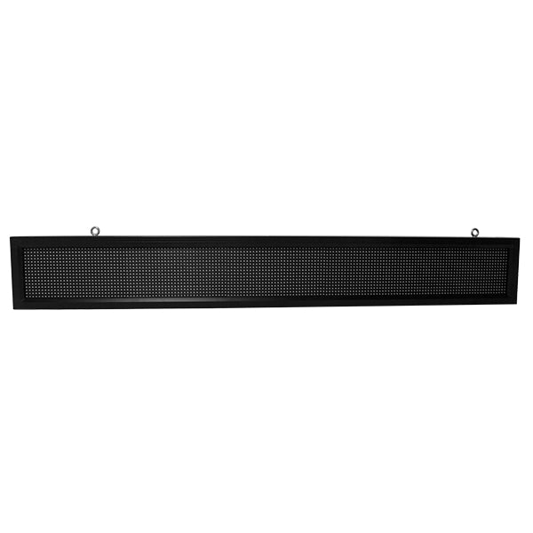 90261 Κυλιόμενη Ψηφιακή Επιγραφή P10 LED SMD AC 220-240V με Wi-Fi - Αδιάβροχή IP54 - Μονής Όψης - Μ168 x Π9 x Υ24cm Κόκκινο