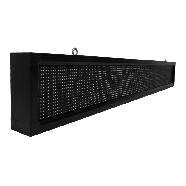 90261 Κυλιόμενη Ψηφιακή Επιγραφή P10 LED SMD AC 220-240V με Wi-Fi - Αδιάβροχή IP54 - Μονής Όψης - Μ168 x Π9 x Υ24cm Κόκκινο