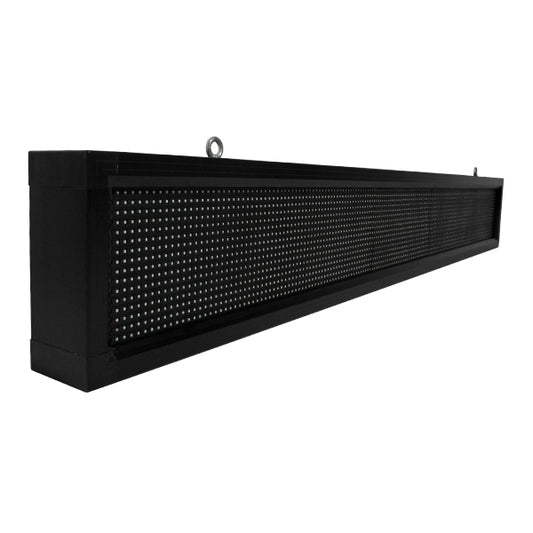 90261 Κυλιόμενη Ψηφιακή Επιγραφή P10 LED SMD AC 220-240V με Wi-Fi - Αδιάβροχή IP54 - Μονής Όψης - Μ168 x Π9 x Υ24cm Κόκκινο