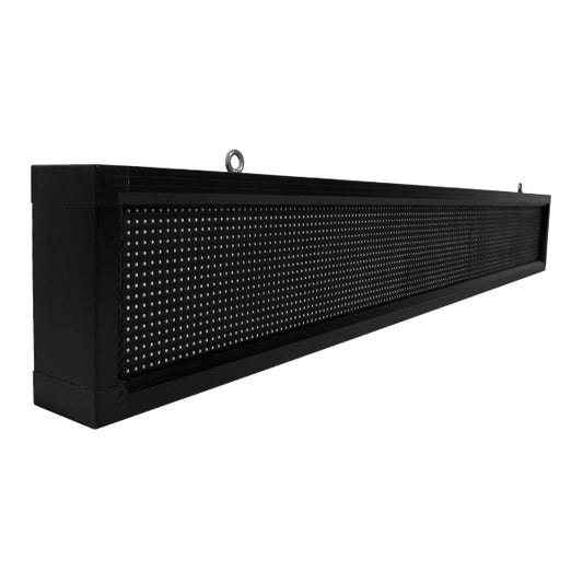 90263 Κυλιόμενη Ψηφιακή Επιγραφή P10 LED SMD AC 220-240V με Wi-Fi - Αδιάβροχή IP54 - Μονής Όψης - Μ168 x Π9 x Υ24cm Μπλε