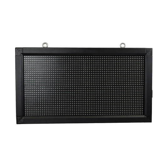 DISPLAY 90277 Κυλιόμενη Ψηφιακή Επιγραφή 64x32cm P10 Μονής Όψης LED AC 220-240V Αδιάβροχο IP65 RGB - WiFi Control μέσω FK APP - Αισθητήρας Θερμοκρασίας & Υγρασίας - Μ72 x Π9 x Υ42.5cm