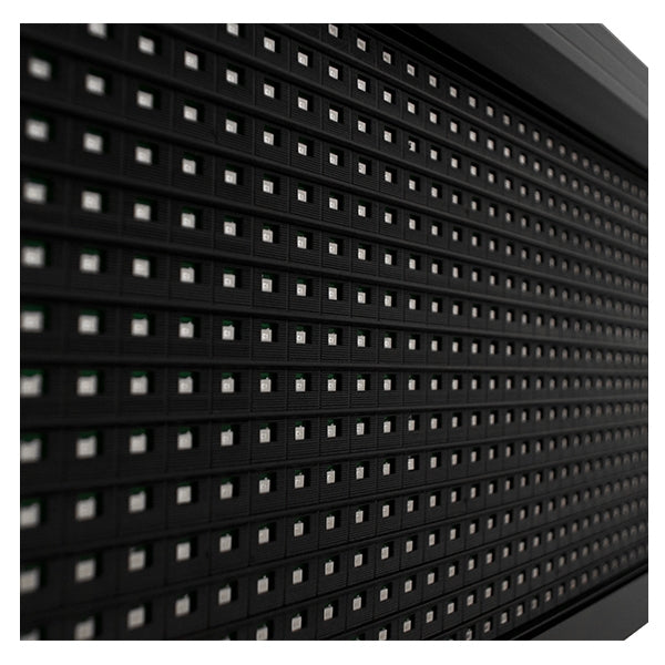 DISPLAY 90284 Κυλιόμενη Ψηφιακή Επιγραφή 160x32cm P10 Μονής Όψης LED AC 220-240V Αδιάβροχο IP65 Πορτοκαλί - WiFi Control μέσω FK APP - Αισθητήρας Θερμοκρασίας & Υγρασίας - Μ168 x Π9 x Υ40