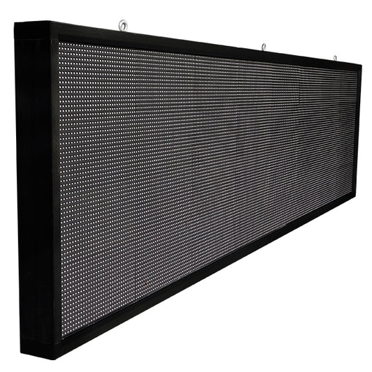 90291 Κυλιόμενη Ψηφιακή Επιγραφή P10 LED SMD AC 220-240V με Wi-Fi - Αδιάβροχή IP54 - Μονής Όψης - Μ264 x Π9 x Υ72cm Κόκκινο