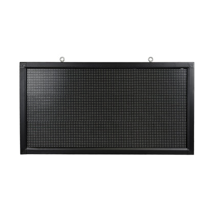 DISPLAY 90296 Κυλιόμενη Ψηφιακή Επιγραφή 96x48cm P10 Μονής Όψης LED AC 220-240V Αδιάβροχο IP65 Κόκκινο - WiFi Control μέσω FK APP - Αισθητήρας Θερμοκρασίας & Υγρασίας - Μ104 x Π9 x Υ56cm