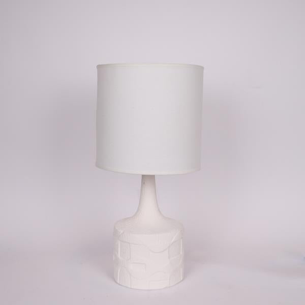 ΕΠΙΤΡΑΠΕΖΙΟ ΦΩΤΙΣΤΙΚΟ ΜΕ ΥΦΑΣΜΑΤΙΝΟ ΚΑΠΕΛΟ ΚΕΡΑΜΙΚΟ ΛΕΥΚΟ 26x54εκ