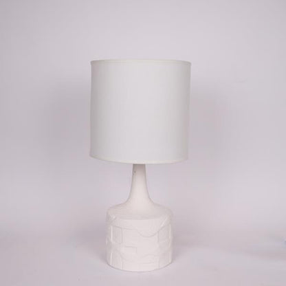 ΕΠΙΤΡΑΠΕΖΙΟ ΦΩΤΙΣΤΙΚΟ ΜΕ ΥΦΑΣΜΑΤΙΝΟ ΚΑΠΕΛΟ ΚΕΡΑΜΙΚΟ ΛΕΥΚΟ 26x54εκ