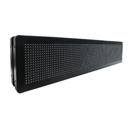90301 Κυλιόμενη Ψηφιακή Επιγραφή P10 LED SMD AC 220-240V με Wi-Fi - Αδιάβροχή IP65 - Διπλής Όψης - Μ104 x Π12 x Υ20cm Κόκκινο