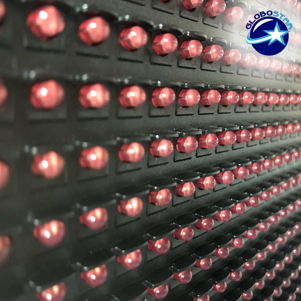 90311 Κυλιόμενη Ψηφιακή Επιγραφή P10 LED SMD AC 220-240V με Wi-Fi - Αδιάβροχή IP65 - Διπλής Όψης - Μ168 x Π12 x Υ24cm Κόκκινο