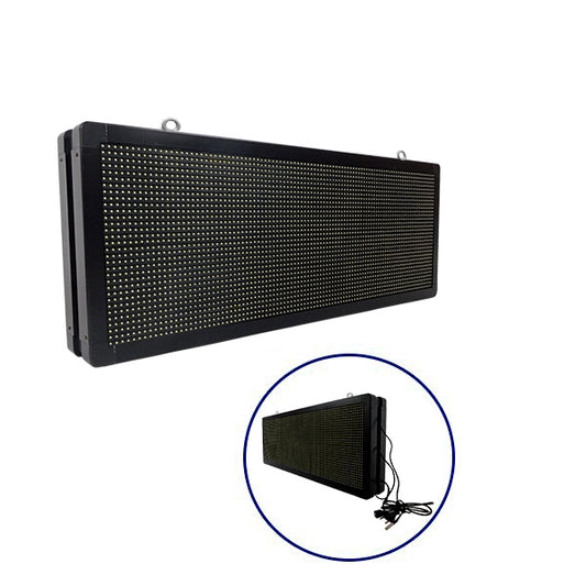 DISPLAY 90320 Κυλιόμενη Ψηφιακή Επιγραφή P10 Διπλής Όψης LED AC 220-240V Αδιάβροχο IP65 Ψυχρό Λευκό 6000K - WiFi Control μέσω FK APP - Αισθητήρας Θερμοκρασίας & Υγρασίας - Μ104 x Π12 x Υ40