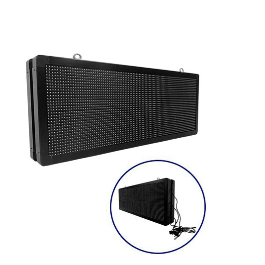 90324 Κυλιόμενη Ψηφιακή Επιγραφή P10 LED SMD AC 220-240V με Wi-Fi - Αδιάβροχή IP65 - Διπλής Όψης - Μ104 x Π12 x Υ40cm Πορτοκαλί