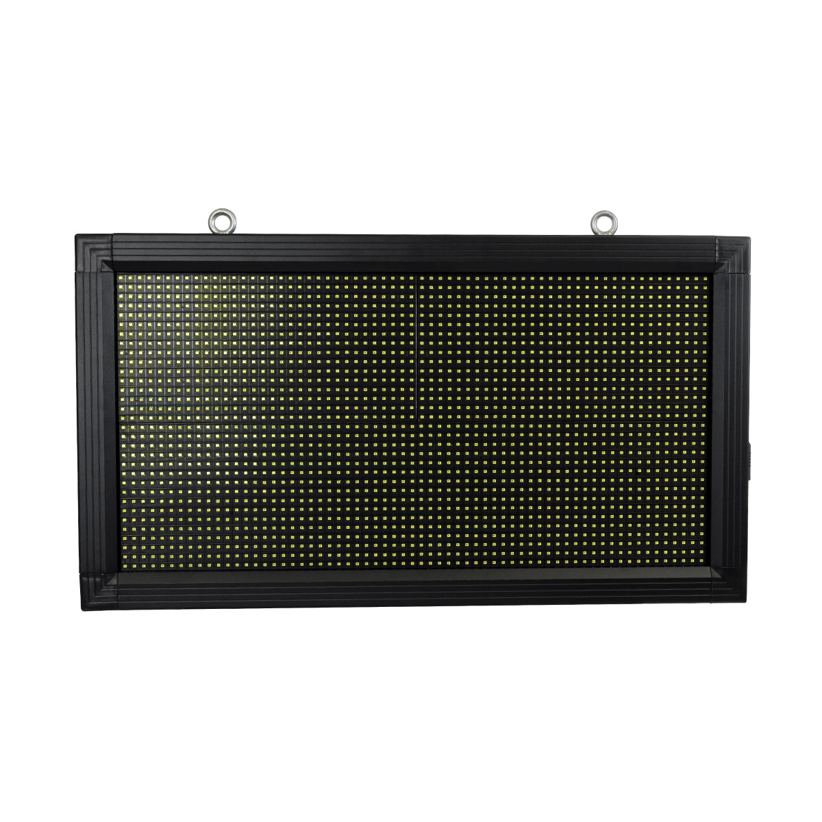 DISPLAY 90326 Κυλιόμενη Ψηφιακή Επιγραφή 64x32cm P10 Μονής Όψης LED AC 220-240V Αδιάβροχο IP65 Ψυχρό Λευκό 6000K - WiFi Control μέσω FK APP - Αισθητήρας Θερμοκρασίας & Υγρασίας - Μ72 x Π9 x Υ42.5