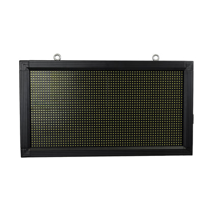 DISPLAY 90326 Κυλιόμενη Ψηφιακή Επιγραφή 64x32cm P10 Μονής Όψης LED AC 220-240V Αδιάβροχο IP65 Ψυχρό Λευκό 6000K - WiFi Control μέσω FK APP - Αισθητήρας Θερμοκρασίας & Υγρασίας - Μ72 x Π9 x Υ42.5