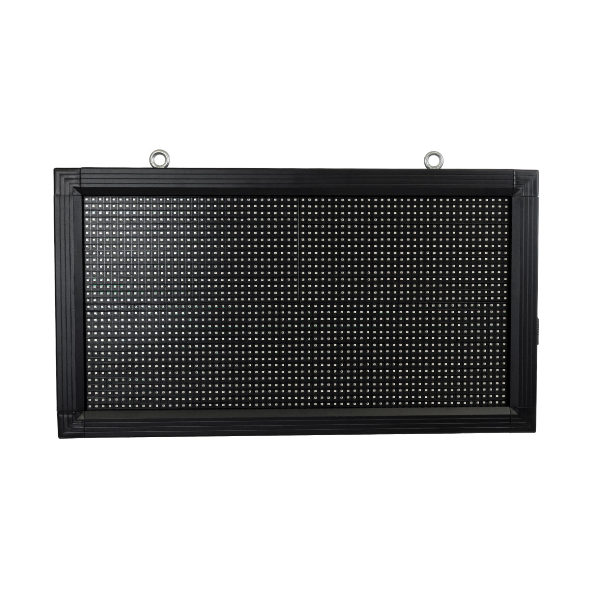 DISPLAY 90329 Κυλιόμενη Ψηφιακή Επιγραφή 64x32cm P10 Μονής Όψης LED AC 220-240V Αδιάβροχο IP65 Πορτοκαλί - WiFi Control μέσω FK APP - Αισθητήρας Θερμοκρασίας & Υγρασίας - Μ72 x Π9 x Υ42.5cm