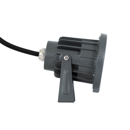 TREELIGHT-TZINA 90350 Σποτ Φωτισμού για Φυτά - Δέντρα με Βάση Κήπου / Καρφωτό LED 3W 315lm 10° DC 24V Αδιάβροχο IP65 Πορτοκαλί 2200K Dimmable - Γκρι Ανθρακί - Μ10.5 x Π7.5 x Υ7.5