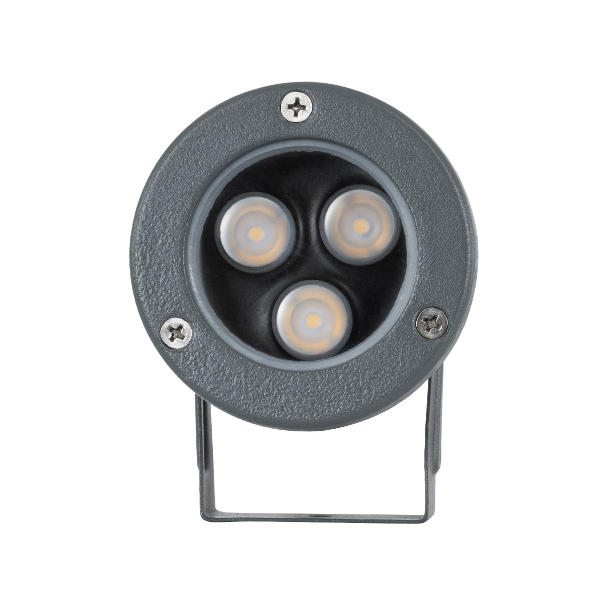 TREELIGHT-TZINA 90351 Σποτ Φωτισμού για Φυτά - Δέντρα με Βάση Κήπου / Καρφωτό LED 3W 330lm 10° DC 24V Αδιάβροχο IP65 Θερμό Λευκό 2700K Dimmable - Γκρι Ανθρακί - Μ10.5 x Π7.5 x Υ7.5