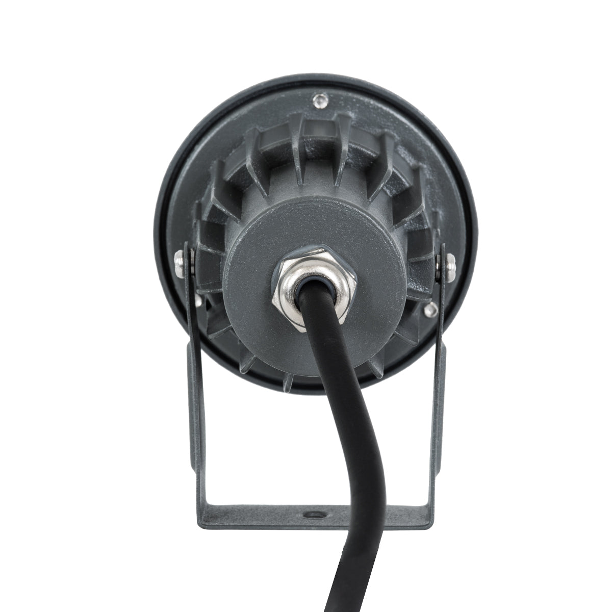 TREELIGHT-TZINA 90351 Σποτ Φωτισμού για Φυτά - Δέντρα με Βάση Κήπου / Καρφωτό LED 3W 330lm 10° DC 24V Αδιάβροχο IP65 Θερμό Λευκό 2700K Dimmable - Γκρι Ανθρακί - Μ10.5 x Π7.5 x Υ7.5