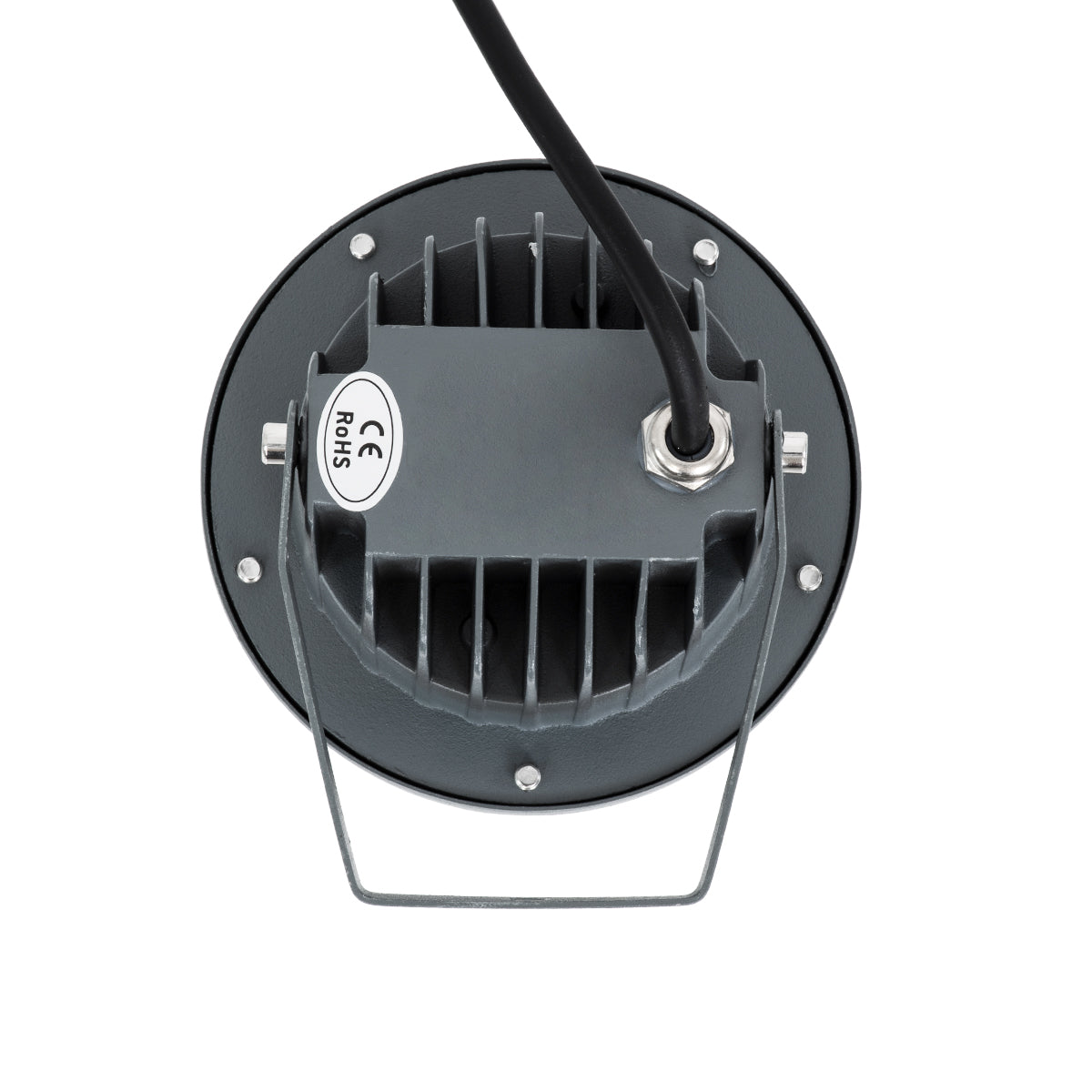 TREELIGHT-TZINA 90354 Σποτ Φωτισμού για Φυτά - Δέντρα με Βάση Κήπου / Καρφωτό LED 6W 660lm 10° DC 24V Αδιάβροχο IP65 Θερμό Λευκό 2700K Dimmable - Γκρι Ανθρακί - Μ14 x Π12.5 x Υ12.5