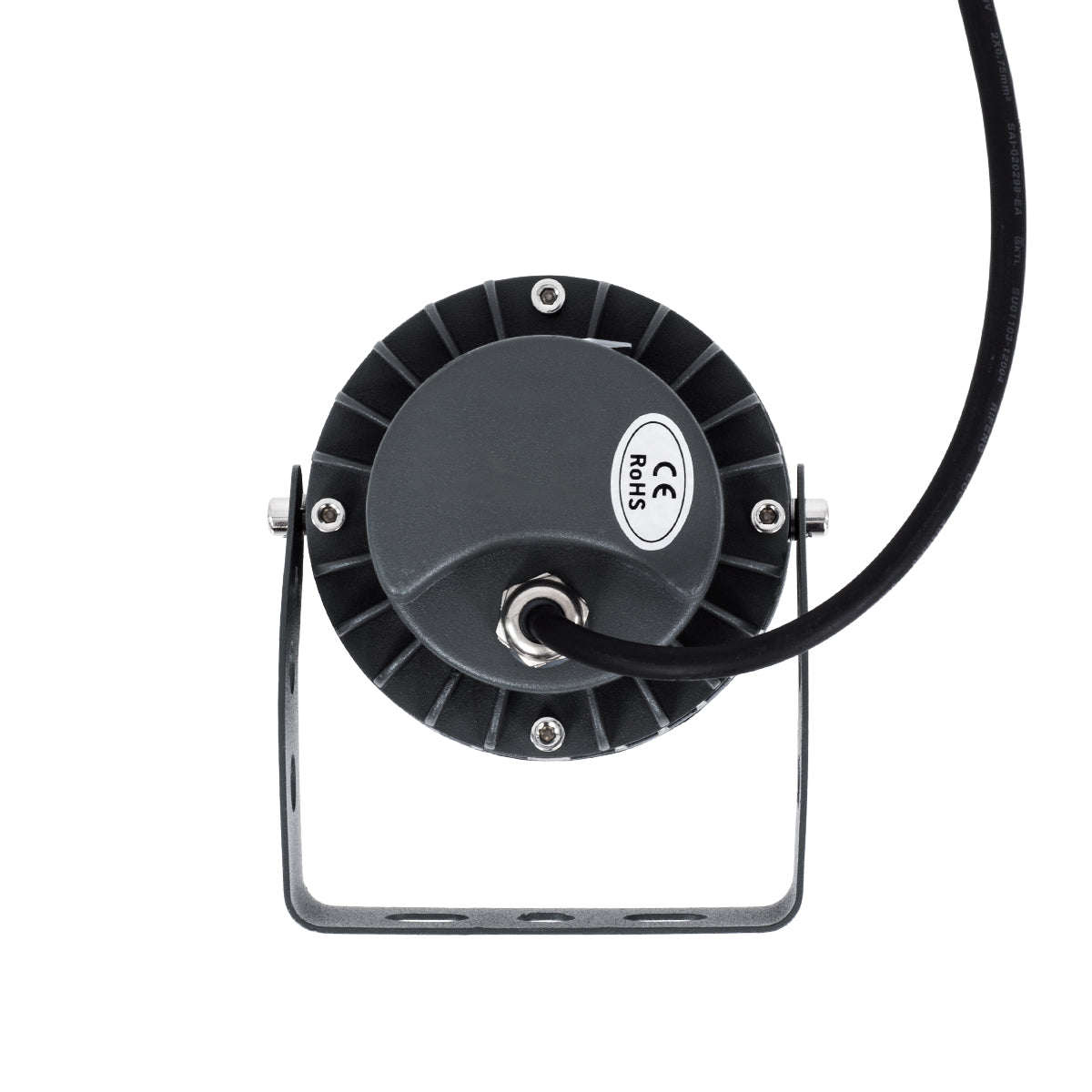 TREELIGHT-VINA 90357 Σποτ Φωτισμού με Αντιθαμβωτική Γρίλια για Φυτά - Δέντρα με Βάση Κήπου / Καρφωτό LED 6W 660lm 10° DC 24V Αδιάβροχο IP65 Θερμό Λευκό 2700K Dimmable - Γκρι Ανθρακί - Μ13 x Π9.5 x Υ9.5