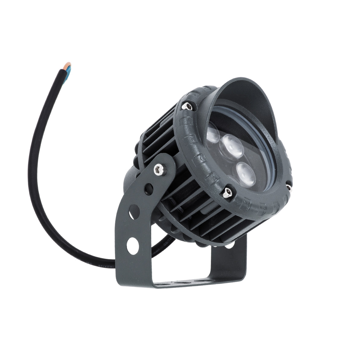 TREELIGHT-VINA 90358 Σποτ Φωτισμού με Αντιθαμβωτική Γρίλια Ειδικό για Φυτά - Δέντρα με Βάση Κήπου / Καρφωτό LED 6W 570lm 10° DC 24V Αδιάβροχο IP65 L13 x W9.5 x H9.5cm Φυσικό Λευκό 4500K - Γκρι Ανθρακί