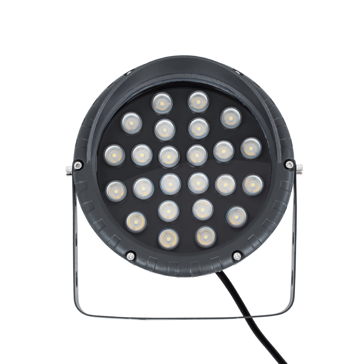 TREELIGHT-VINA 90361 Σποτ Φωτισμού με Αντιθαμβωτική Γρίλια Ειδικό για Φυτά - Δέντρα με Βάση Κήπου / Καρφωτό LED 24W 2280lm 10° DC 24V Αδιάβροχο IP65 L21.5 x W18.3 x H14cm Φυσικό Λευκό 4500K - Γκρι Ανθρακί