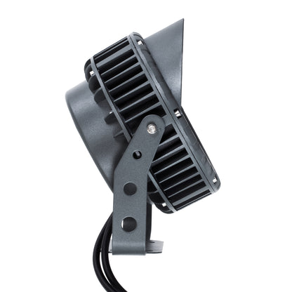 TREELIGHT-VINA 90362 Σποτ Φωτισμού με Αντιθαμβωτική Γρίλια Ειδικό για Φυτά - Δέντρα με Βάση Κήπου / Καρφωτό LED 24W 2040lm 10° DC 24V Αδιάβροχο IP65 L21.5 x W18.3 x H14cm RGBW DMX512 - Γκρι Ανθρακί