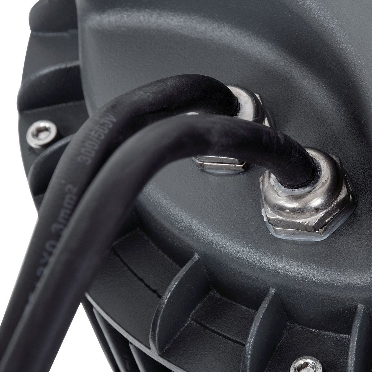 TREELIGHT-VINA 90362 Σποτ Φωτισμού με Αντιθαμβωτική Γρίλια Ειδικό για Φυτά - Δέντρα με Βάση Κήπου / Καρφωτό LED 24W 2040lm 10° DC 24V Αδιάβροχο IP65 L21.5 x W18.3 x H14cm RGBW DMX512 - Γκρι Ανθρακί