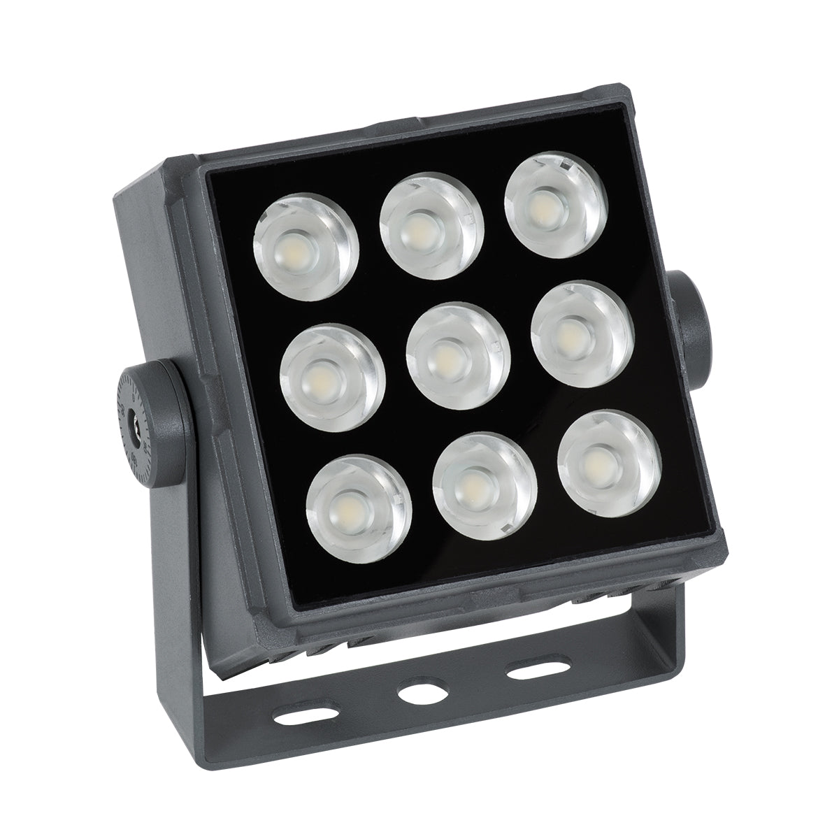 FLOOD-TINY 90367 Προβολέας Wall Washer για Φωτισμό Κτιρίων LED 27W 2295lm 3° DC 24V Αδιάβροχο IP65 L13.8 x W16.4 x H7cm Αρχιτεκτονικό Πορτοκαλί 2200K - Γκρι Ανθρακί