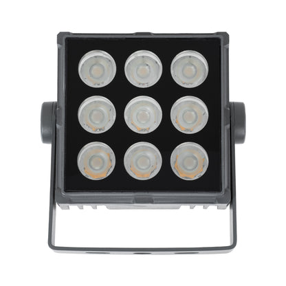 FLOOD-TINY 90367 Προβολέας Wall Washer για Φωτισμό Κτιρίων LED 27W 2295lm 3° DC 24V Αδιάβροχο IP65 L13.8 x W16.4 x H7cm Αρχιτεκτονικό Πορτοκαλί 2200K - Γκρι Ανθρακί