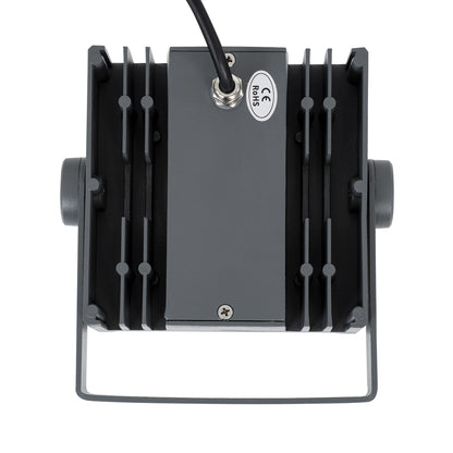 FLOOD-TINY 90367 Προβολέας Wall Washer για Φωτισμό Κτιρίων LED 27W 2295lm 3° DC 24V Αδιάβροχο IP65 L13.8 x W16.4 x H7cm Αρχιτεκτονικό Πορτοκαλί 2200K - Γκρι Ανθρακί