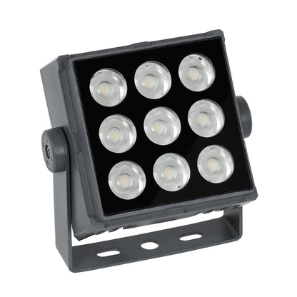 FLOOD-TINY 90369 Προβολέας Wall Washer για Φωτισμό Κτιρίων LED 27W 2565lm 3° DC 24V Αδιάβροχο IP65 L13.8 x W16.4 x H7cm Φυσικό Λευκό 4500K - Γκρι Ανθρακί