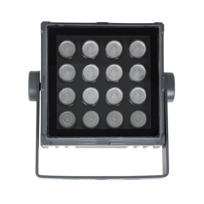 FLOOD-TINY 90370 Προβολέας Wall Washer για Φωτισμό Κτιρίων LED 27W 2295lm 3° DC 24V Αδιάβροχο IP65 L13.8 x W16.4 x H7cm RGBW DMX512 - Γκρι Ανθρακί