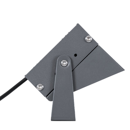 FLOOD-KAMY 90372 Προβολέας Wall Washer με Αντιθαμβωτική Γρίλια για Φωτισμό Κτιρίων LED 30W 2700lm 5° DC 24V Αδιάβροχο IP65 L19.5 x W10.7 x H9.5cm Θερμό Λευκό 3000K - Γκρι Ανθρακί