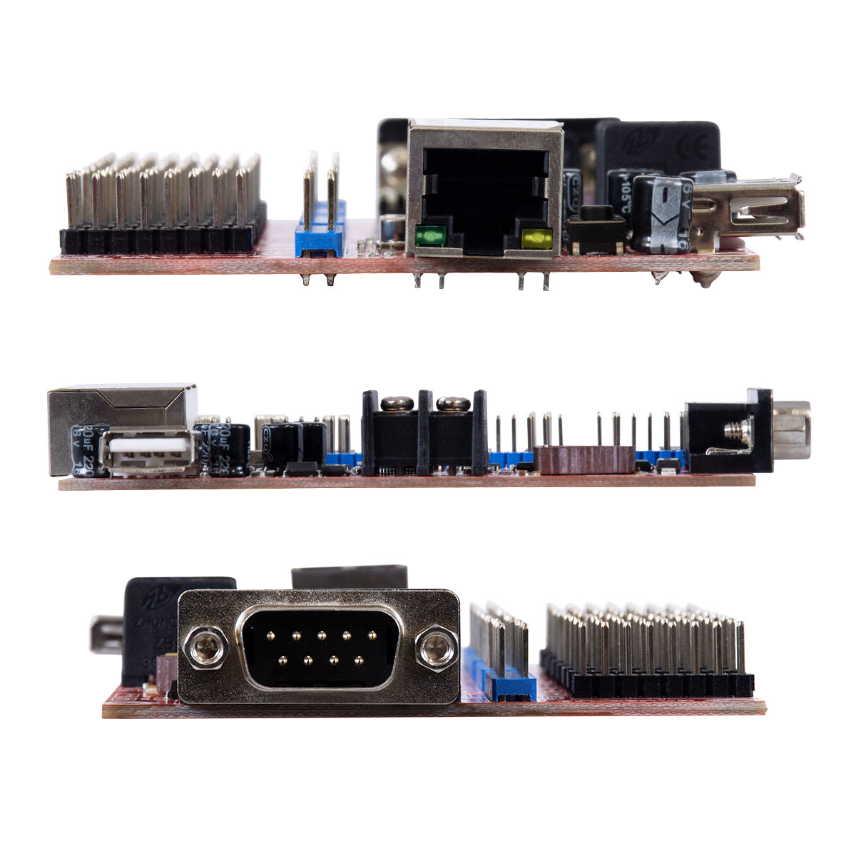 TF-C6NUR 90386 LED Receiving Card 8 x HUB75 - Κάρτα Καναλιών για Ψηφιακές Οθόνες LED Video Wall Single Color W2048 x H64 & W1024 x H128 - Double Color W1024 x H64 - W512 x H128 - Gigabit Network Linkable - DC 3.5~6V - IP20 Μ11.7 x Π7.8 x Υ1.6cm