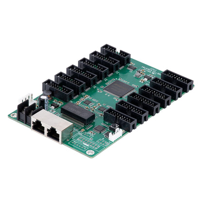 CARDULCO ZH-T12 90387 Professional LED Receiving Card 12 x HUB75 - Κάρτα Καναλιών για Ψηφιακές Οθόνες LED Video Wall - Loading Area W128 x H768 - Gray Level 65536 - Gigabit Network Linkable - DC 3.5~6V - IP20 Μ14.8 x Π9.6 x Υ1.7cm