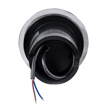 UNDERWATER-LUNTA 90401 Υποβρύχιο Χωνευτό Κινούμενο Φωτιστικό Σποτ Ειδικό για Σιντριβάνια LED 12W 1080lm 60° DC 24V Αδιάβροχο IP68 Φ12 x Υ13cm Θερμό Λευκό 2700K - Ανοξείδωτο Ατσάλι